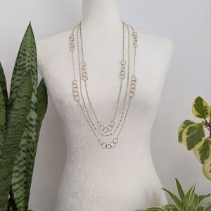 CANVAS Multi-layer Necklace, Gold-tone